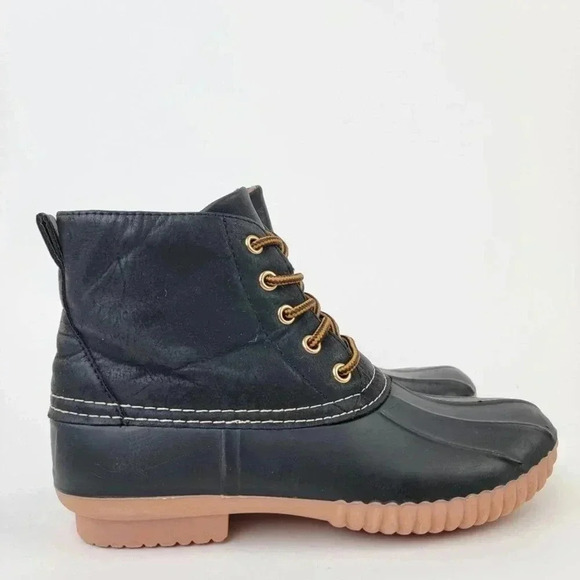 Henry Ferrera Mission 200 Black Rain Duck Boots - 7 - Picture 1 of 9